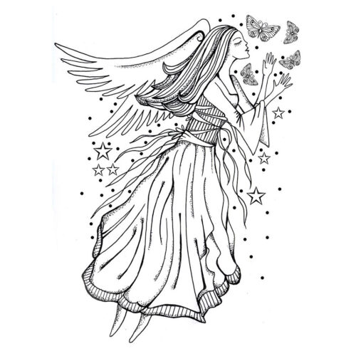 Butterfly Angel (digital) - Lavinia Stamps