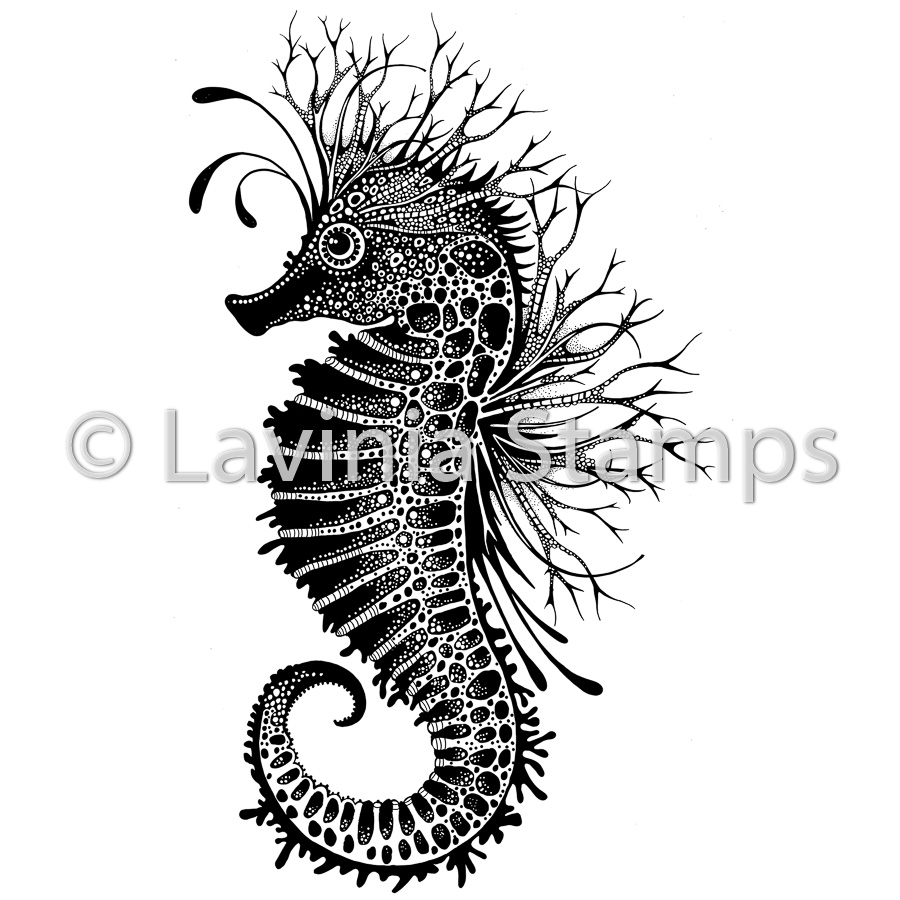 Sebastian the Seahorse Stamp
