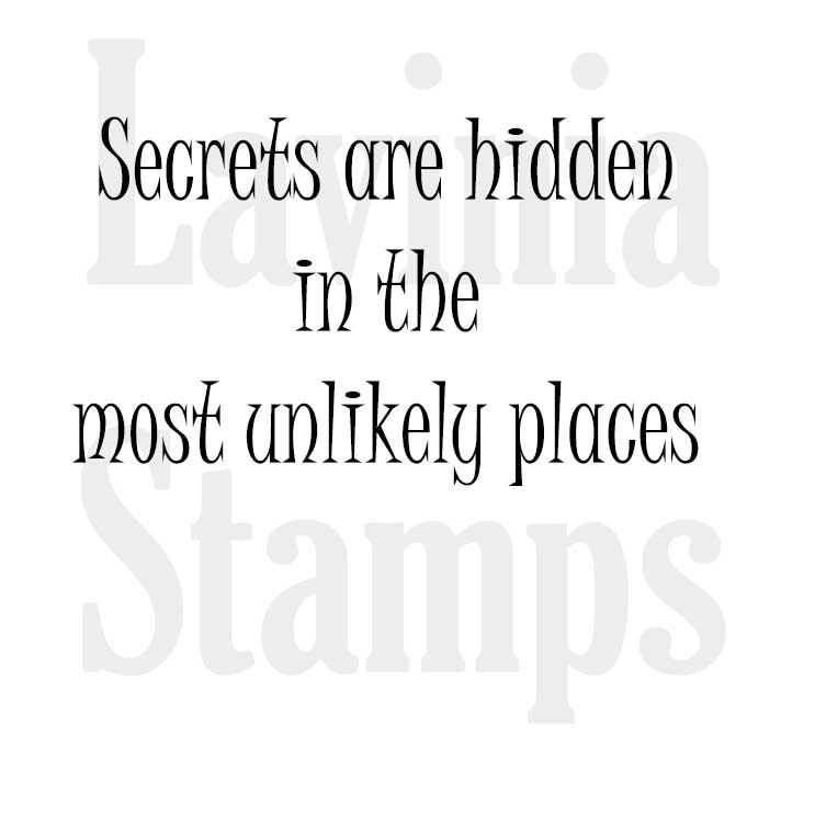 Secrets are Hidden Stamp