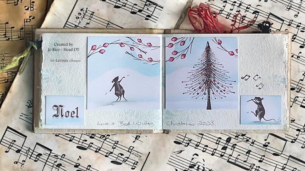 Christmas Joy Tag by Jo Rice - A Lavinia Stamps Tutorial 