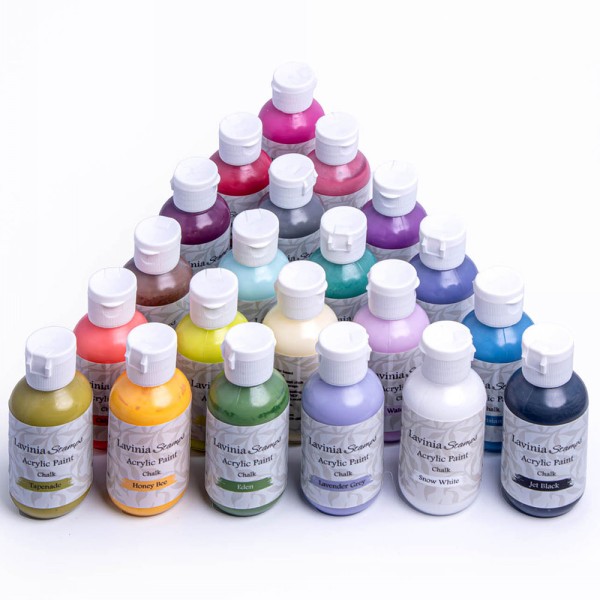 Chalk Acrylic Paints 21 Colour Bundle