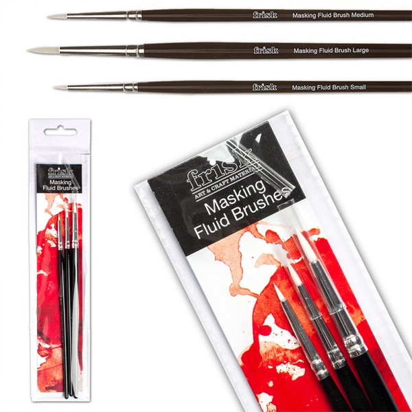 Frisk Masking Fluid Brushes