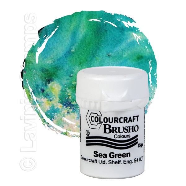 Brusho Inks – Sea Green