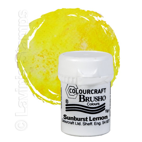 Brusho Inks – Sunburst Lemon