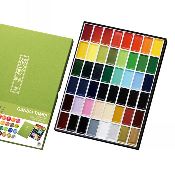 Kuretake Gansai Tambi 48 Colour Set