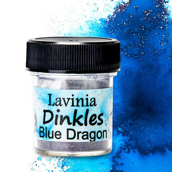 Dinkles Ink Powder Blue Dragon