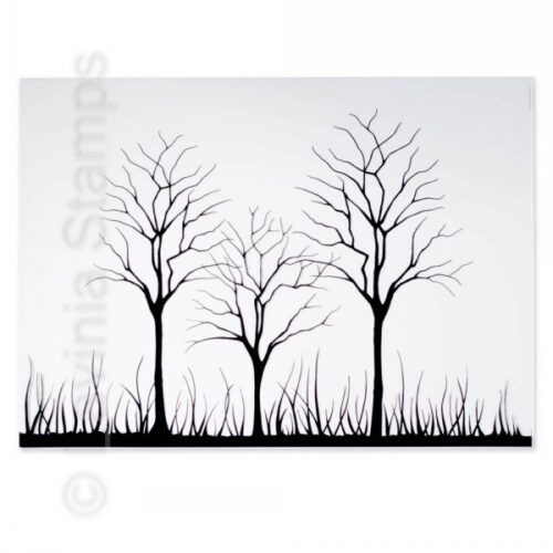 Printed Acetates for Table Lamps - Birch Trees