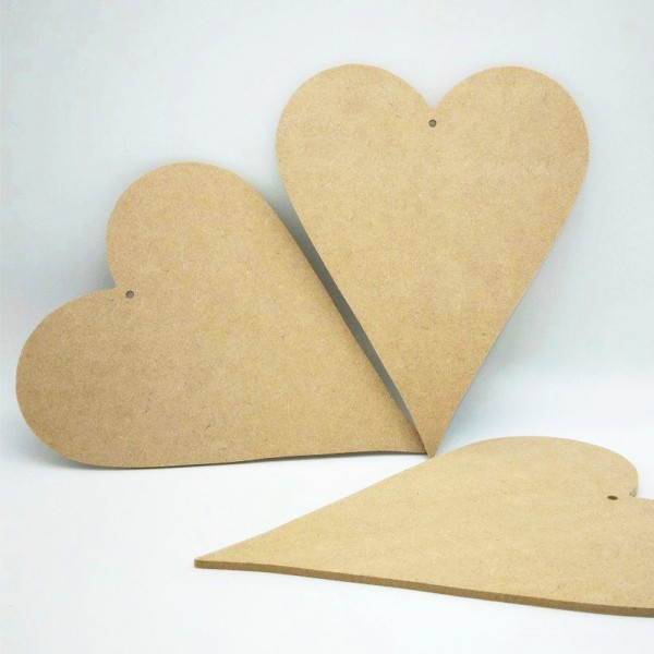 Blank MDF Heart