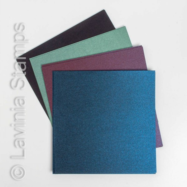 6×6″ Premium Quality Coloured Cards – Majestics