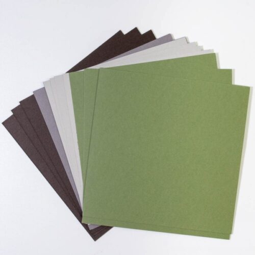 6x6" Premium Quality Coloured Cards - Misty Meadow