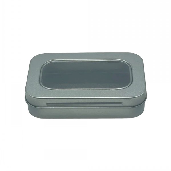 Small Hinged Storage Tin – 9.5 x 6 x 2.2 cm