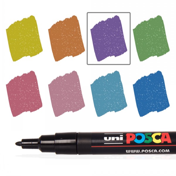 Posca Fine Tip Pens Sparkling Collection