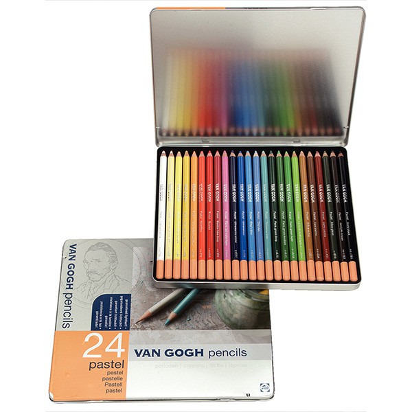 Van Gogh Pastel Pencil Set | 24 Colours