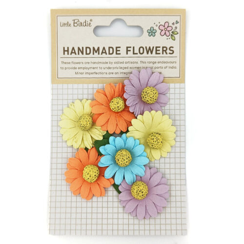 Handmade Flowers Diara Vibrant Aura 7 Pack