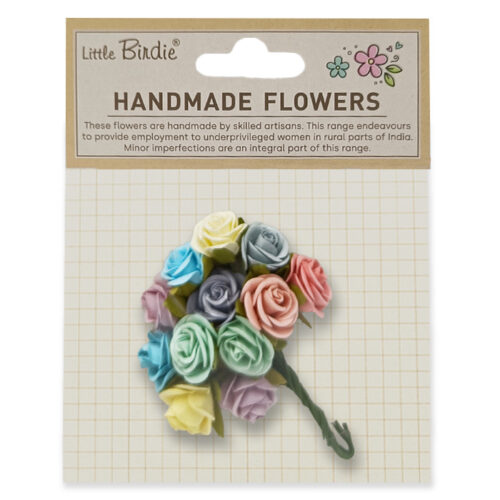 Handmade Flowers Catalina Pastel Sky 12 Pack