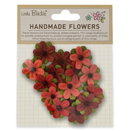 Handmade Flowers Juno Ruby Aura 15 Pack