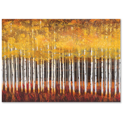 Golden Aspens Note Cards 1