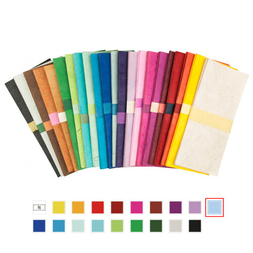 10 Large Handmade Envelopes – Light Blue