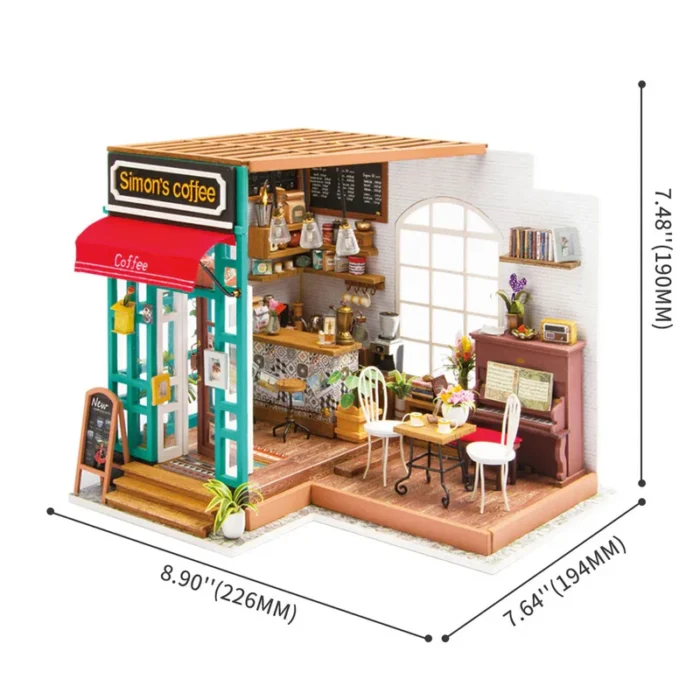 Simon's Coffee Mini Room Model Kit 5