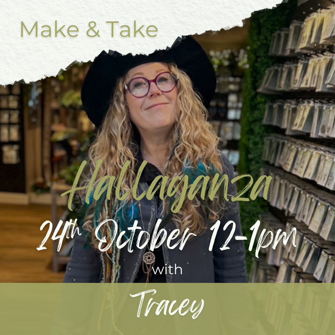 Hallaganza Craft Make & Take Craft Session with Tracey, Saturday 24th October, 12pm-1pm