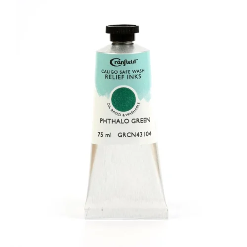 Caligo Safe Wash Relief Ink 75ml Phthalo Green 1