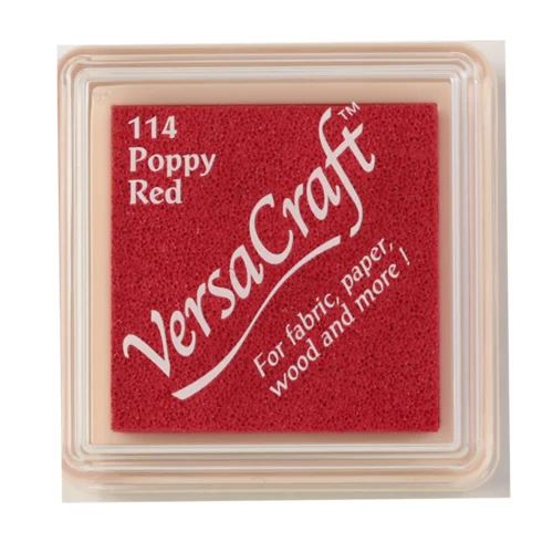 Versa Craft Small Ink Pad Poppy Red