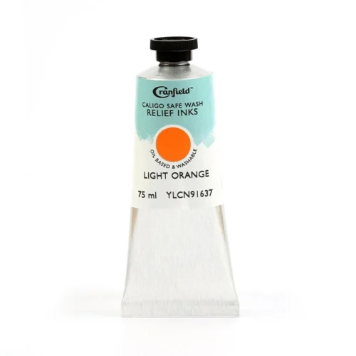 Caligo Safe Wash Relief Ink 75ml Light Orange