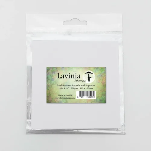 Multifarious Card - 102 x 102 White 20 Sheets