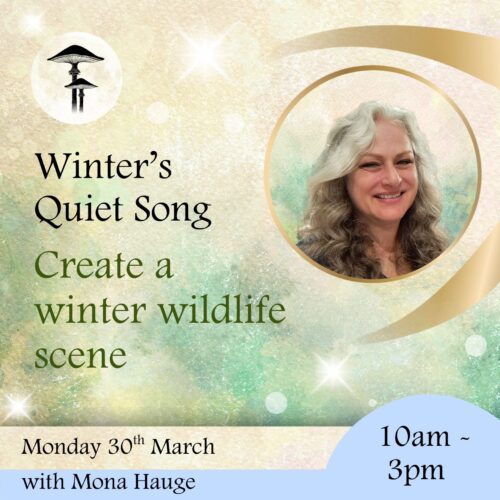 Winter’s Quiet Song : Create a winter wildlife scene