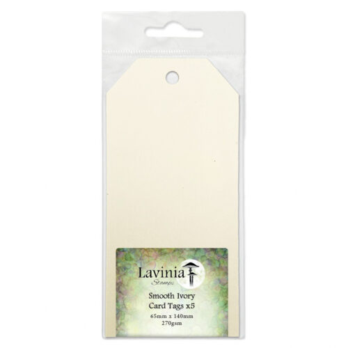 Lavinia Stamps Smooth Ivory Card Tags 65x140 1