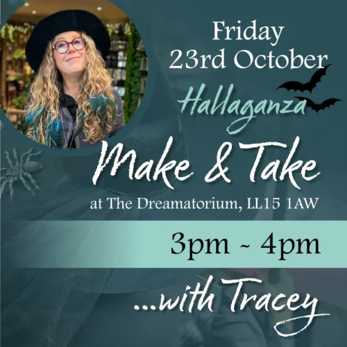 Hallaganza Make & Take Craft Session with Tracey, Friday 23rd October, 3pm-4pm