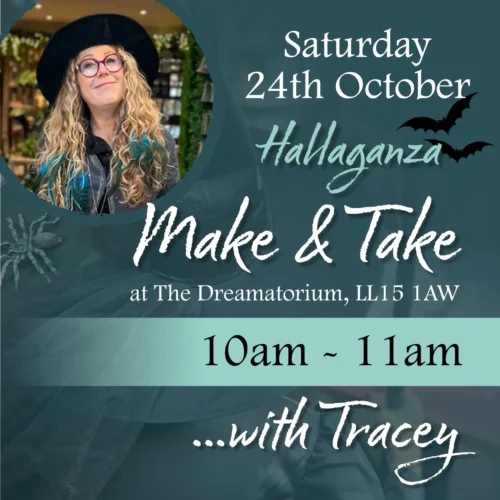 Hallaganza Make & Take Craft Session with Tracey, Saturday 24th October, 10am-11am