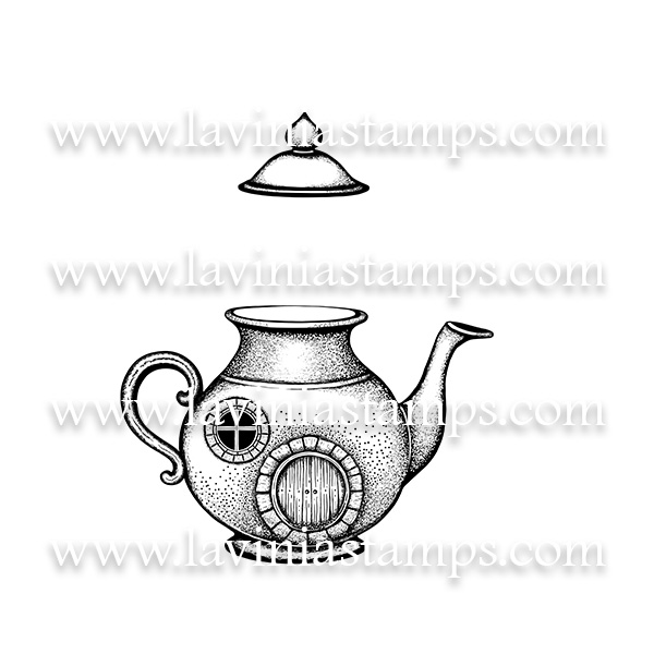 Digital Artwork - Teapot Cottage
