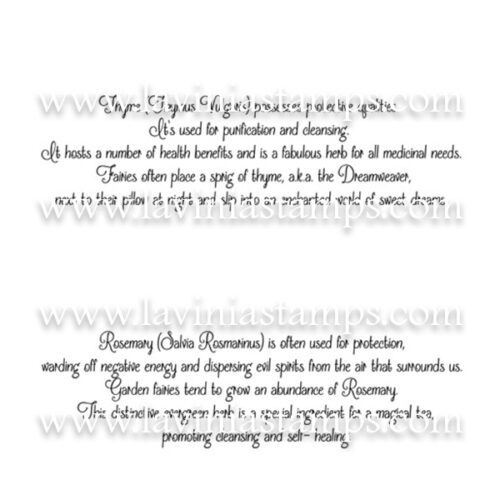 Digital Artwork - Thyme & Rosemary Words