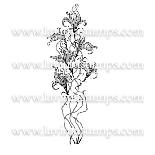Digital Artwork - Twilight Lily