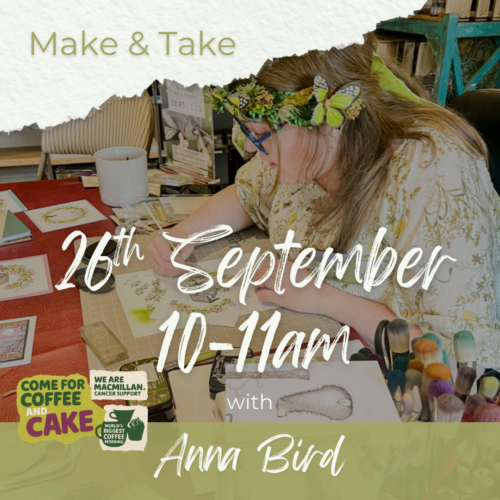 Make and Take session with Anna