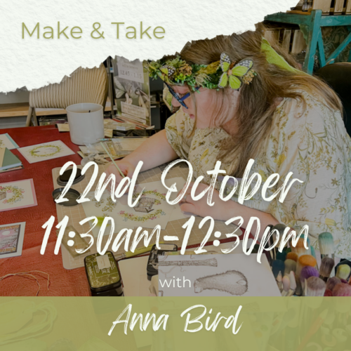 Make and Take Session with Anna
