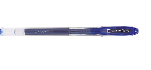 Gel Pen - Blue - Signo UM-120 - Uni-ball