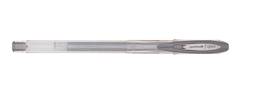 Gel Pen - Metallic Silver - Signo Metallic UM-120NM - Uni-ball
