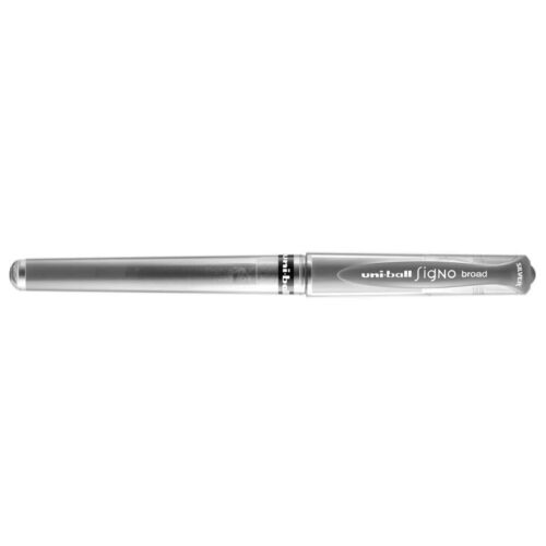 Uni-Ball Broad Gel Pens - Silver