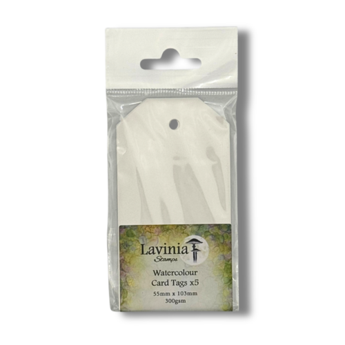 Watercolour Card Tags - 55x103mm - 5pcs